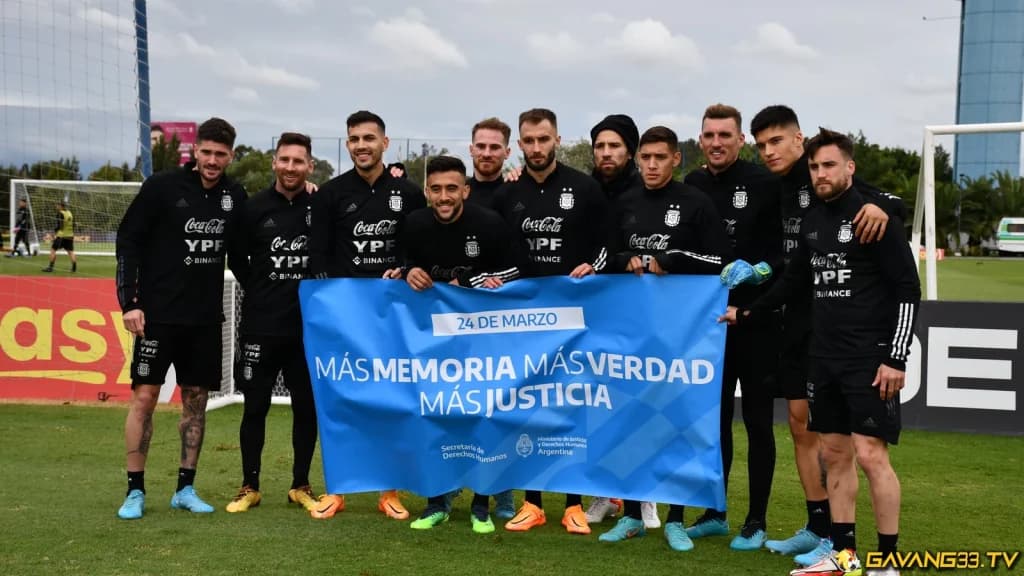 Đội tuyển Argentina trong ảnh tư liệu