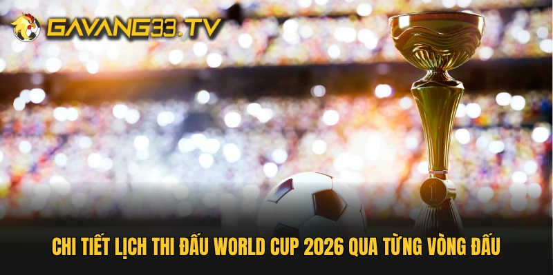 Chi tiết lịch thi đấu World Cup 2026 qua từng vòng đấu