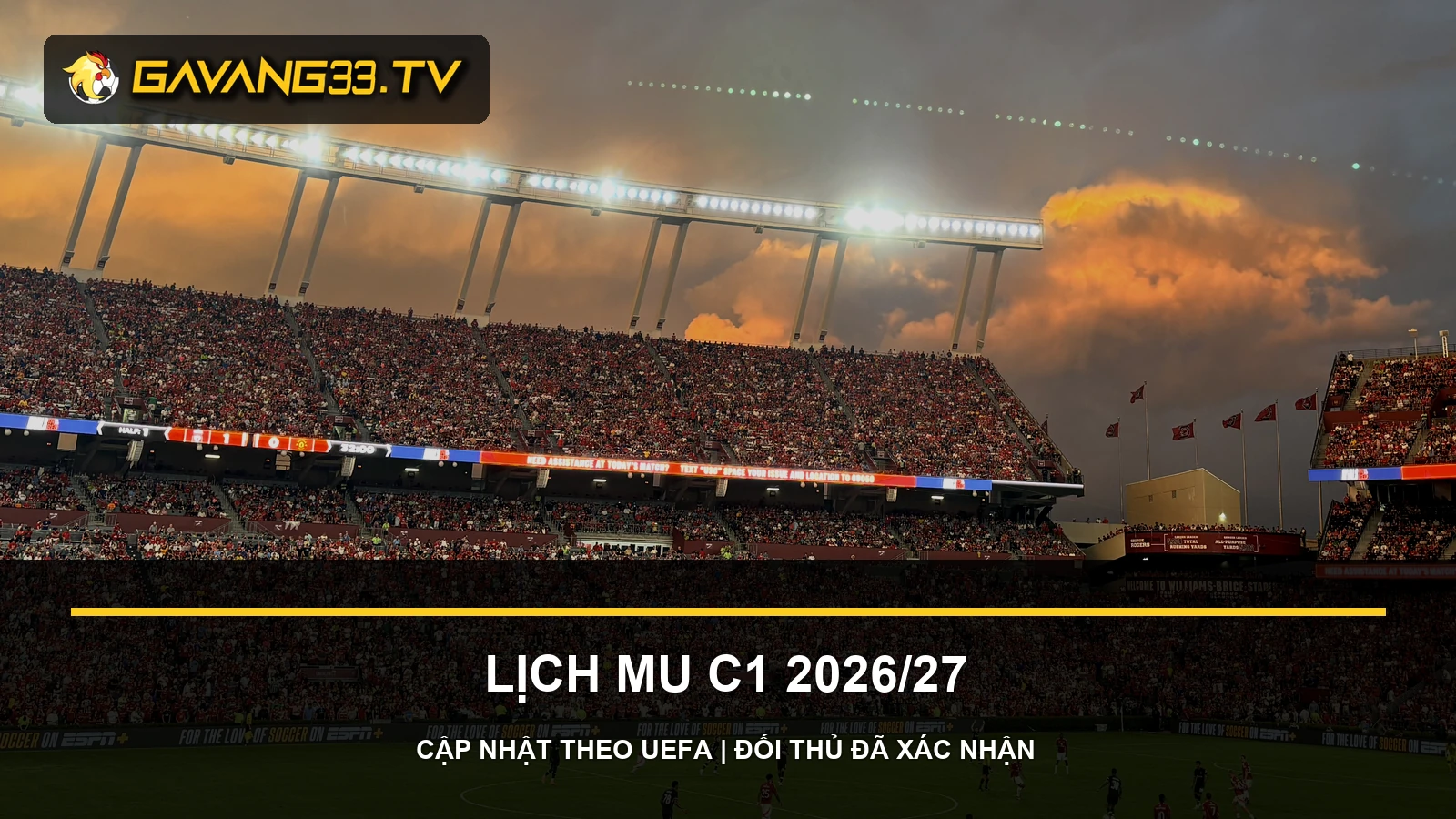 Ảnh tư liệu Manchester United trong bài lịch thi đấu MU C1 2026/27