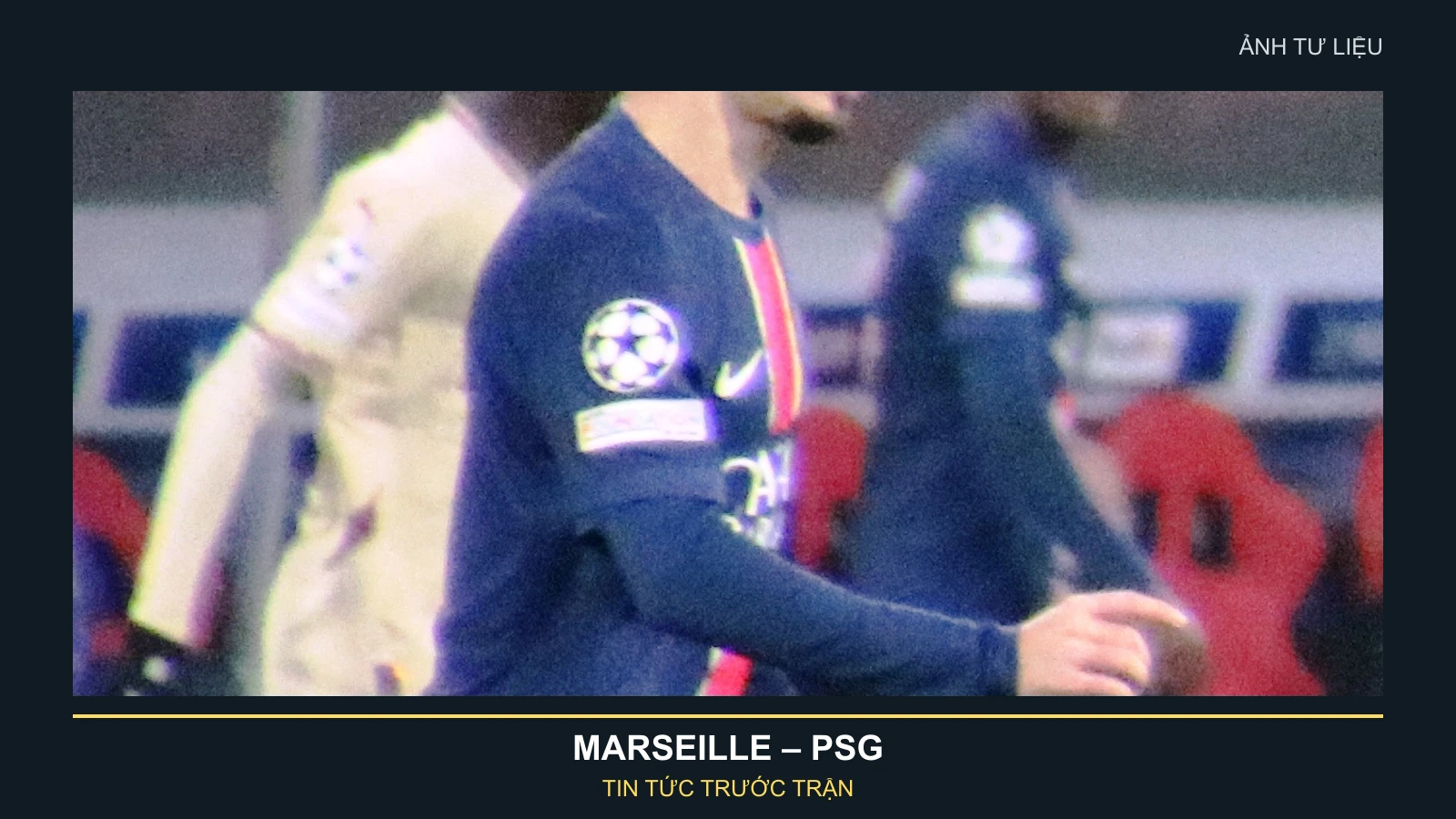 Ảnh tư liệu cầu thủ Paris Saint-Germain tại Champions League 2024