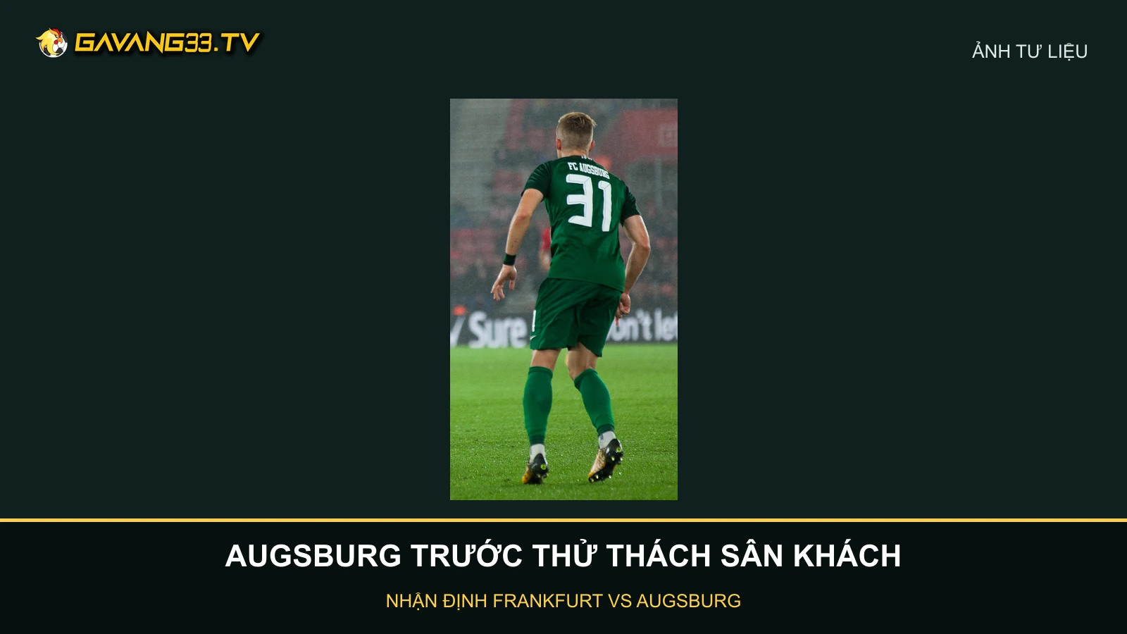Cầu thủ trong màu áo FC Augsburg, ảnh tư liệu tháng 8/2017