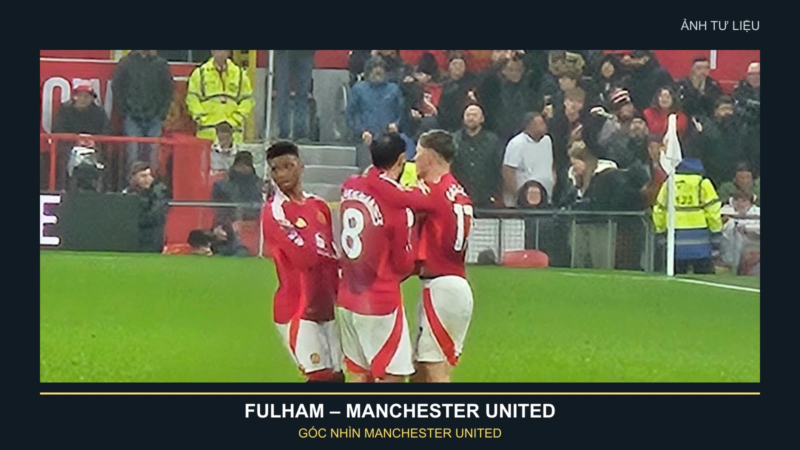 Ảnh tư liệu các cầu thủ Manchester United ăn mừng
