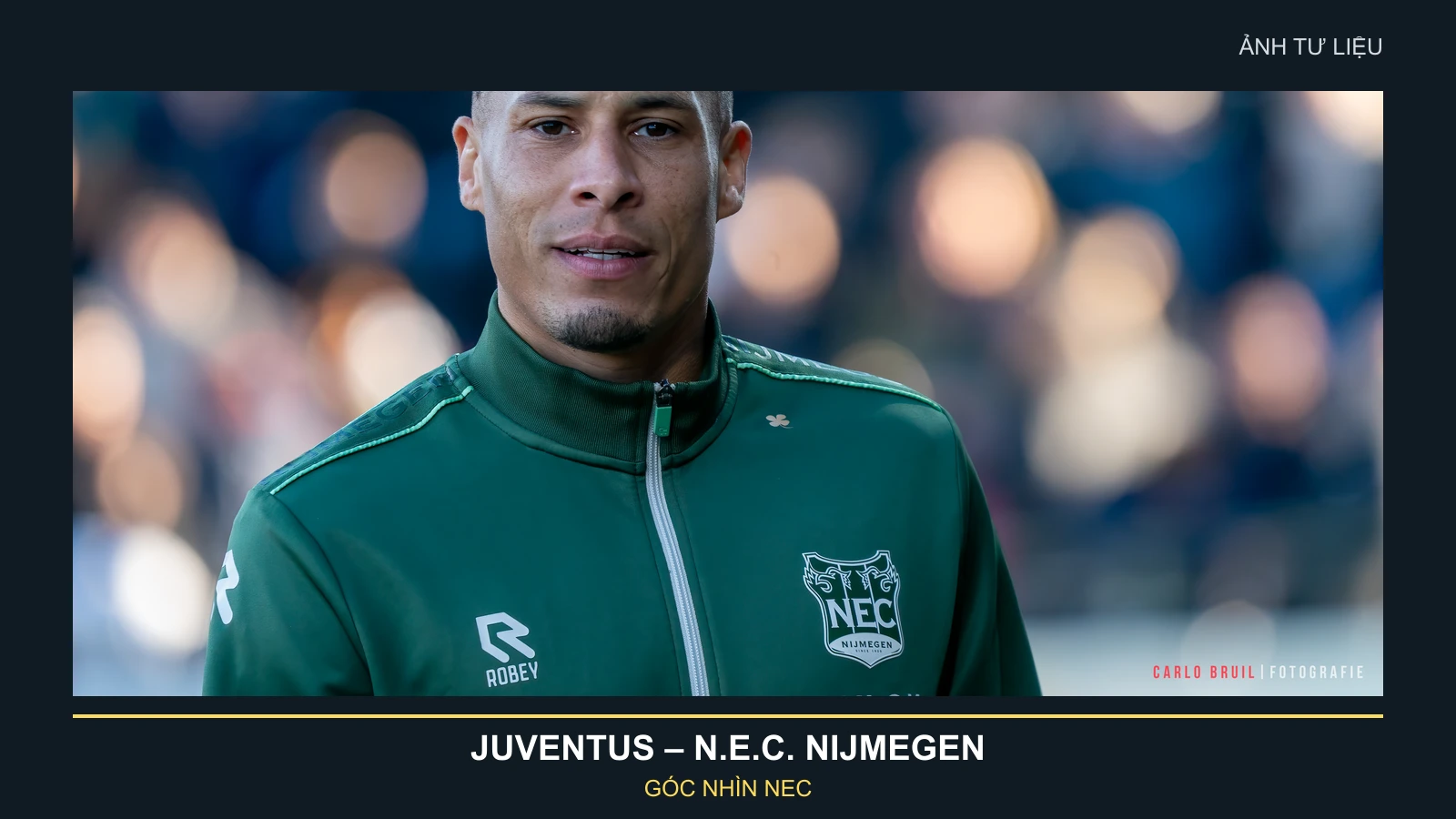 Ảnh tư liệu cầu thủ N.E.C. Nijmegen trước trận đấu