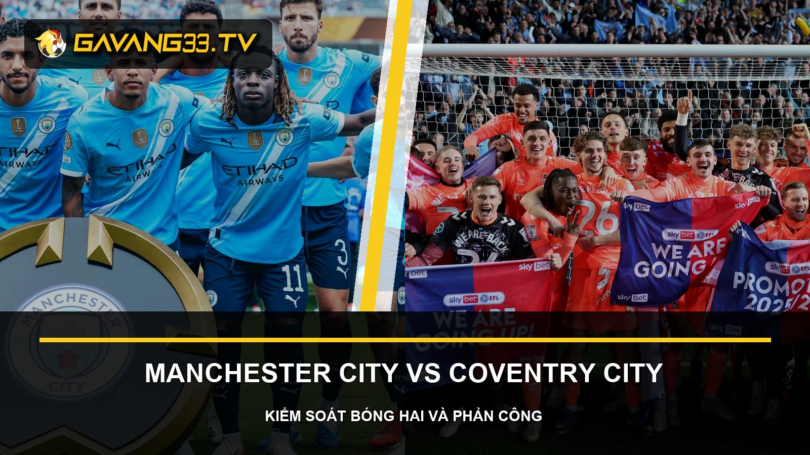 Ảnh tư liệu Manchester City và Coventry City trước trận vòng 3 Premier League