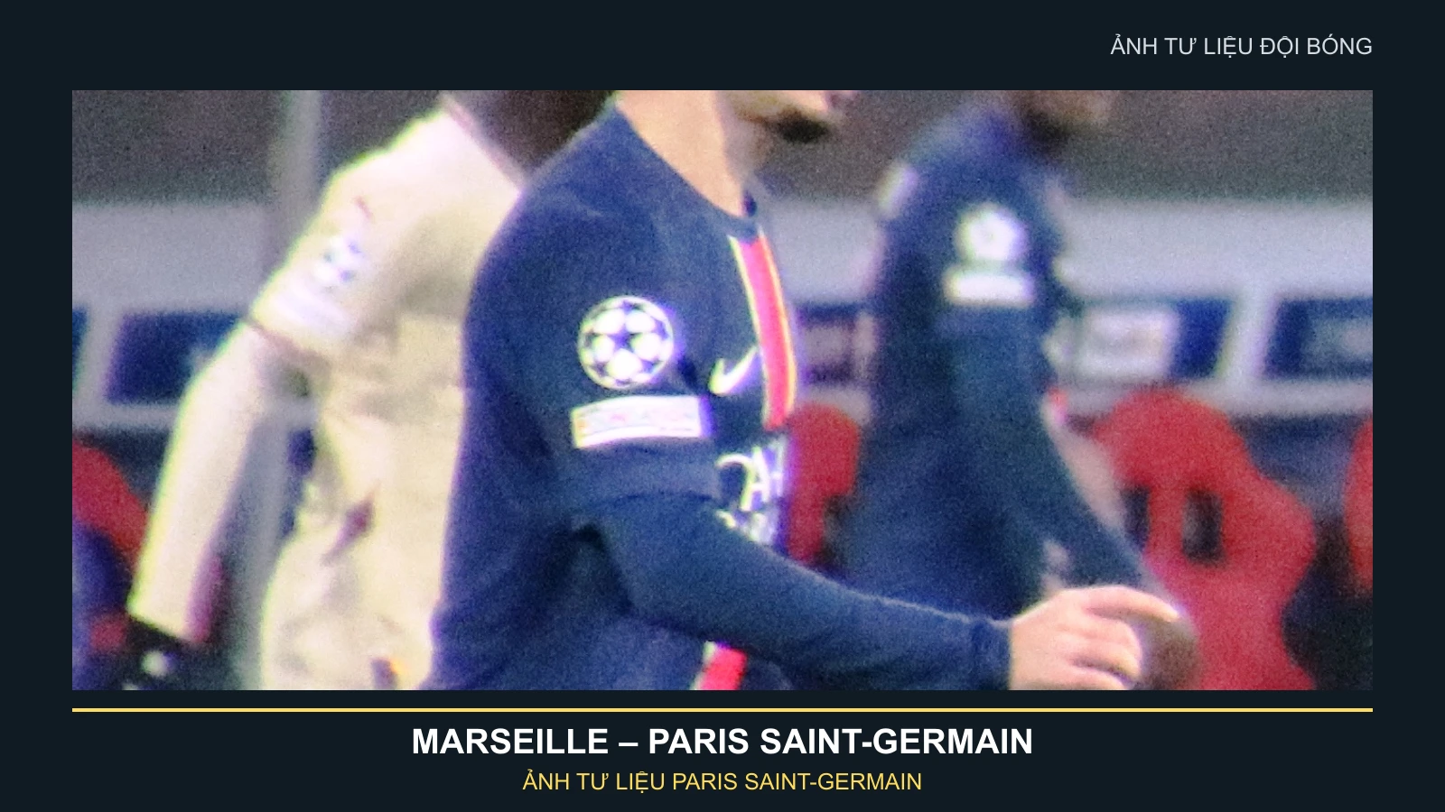 Ảnh tư liệu cầu thủ Paris Saint-Germain tại Champions League 2024