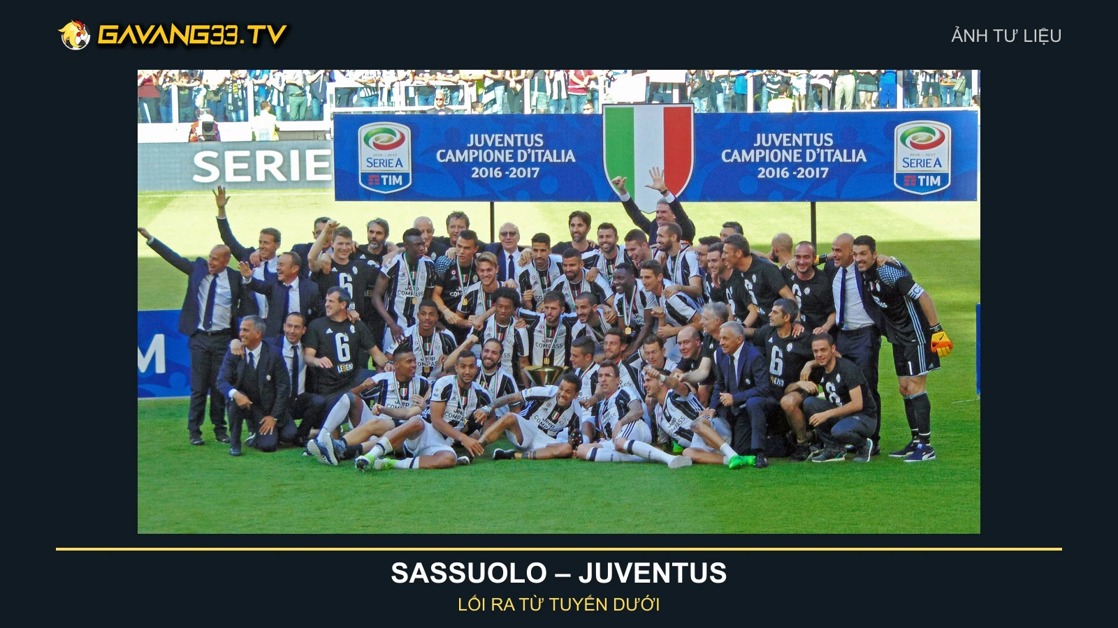 Ảnh tư liệu đội hình Juventus mùa 2016/17
