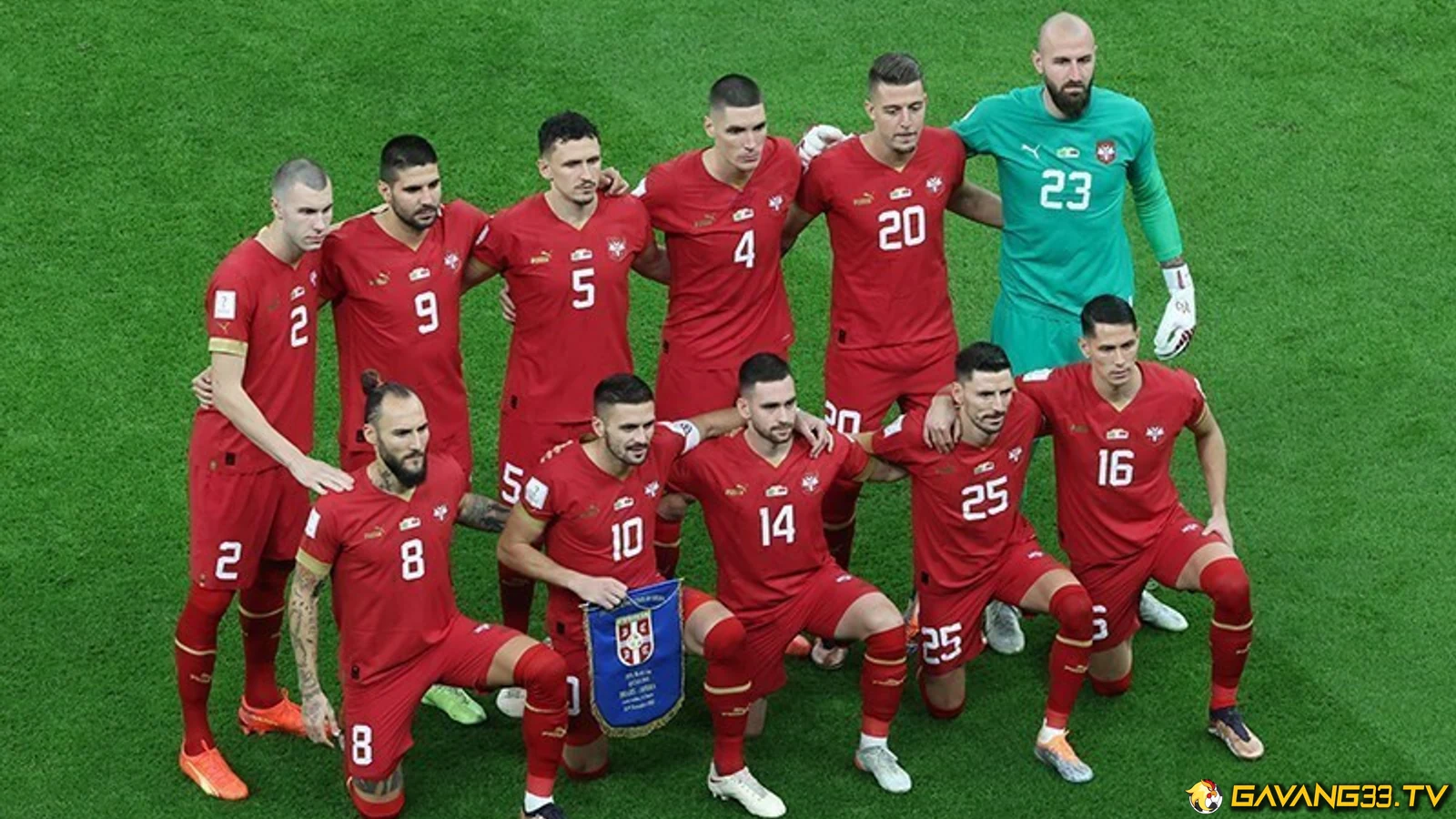 Đội tuyển Serbia trong ảnh tư liệu